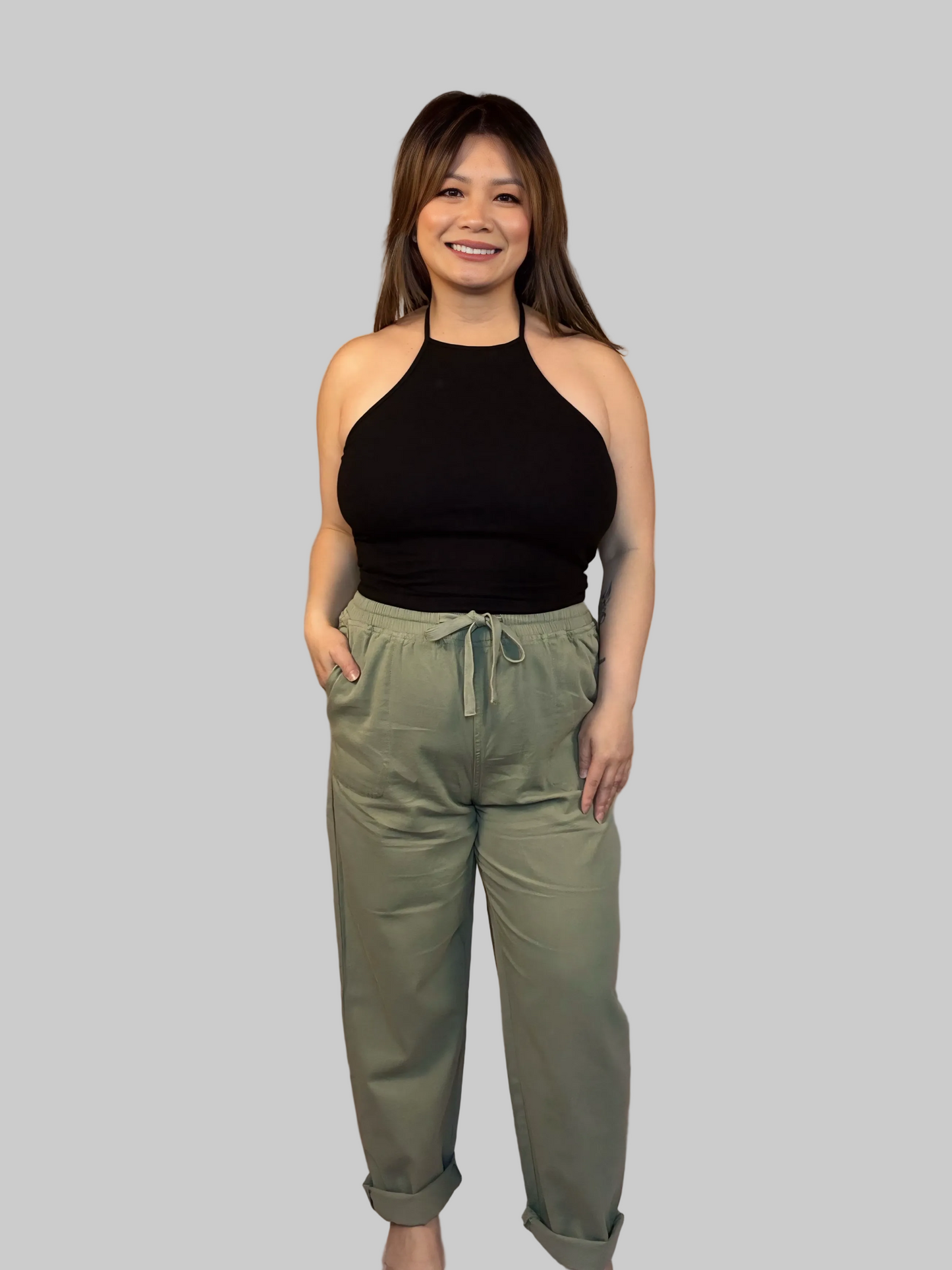 RIB HIGH NECK TANK