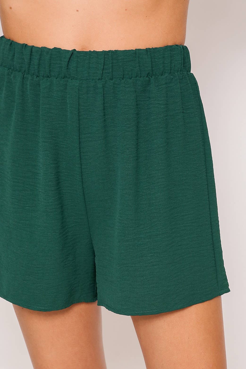 Summer Elastic Waist Airflow Shorts