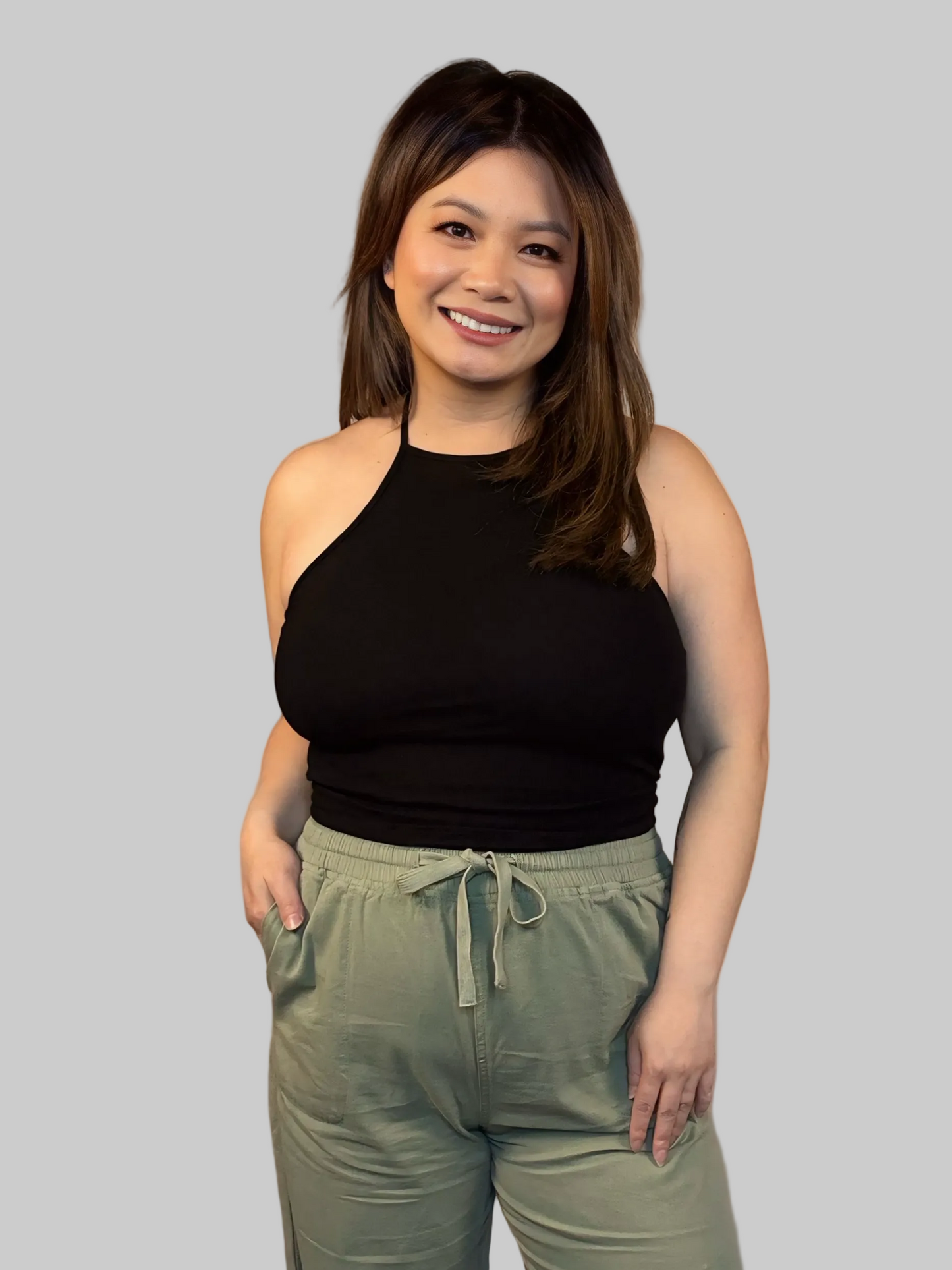 RIB HIGH NECK TANK