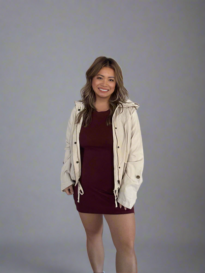 Roundneck Mini Bodycon T-shirt Dress